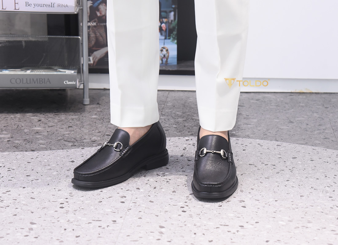 Giày nam cao 8cm siêu nhẹ đế khâu 7